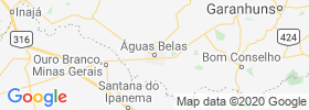 Aguas Belas map